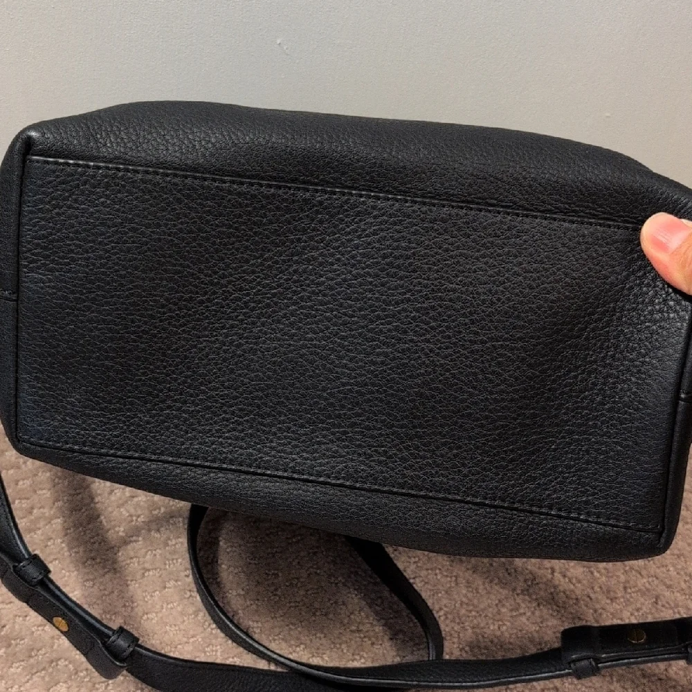 Tory Burch Black Mini Chelsea Backpack with Gold Accent EUC